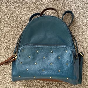 Small blue Fossil backpack
